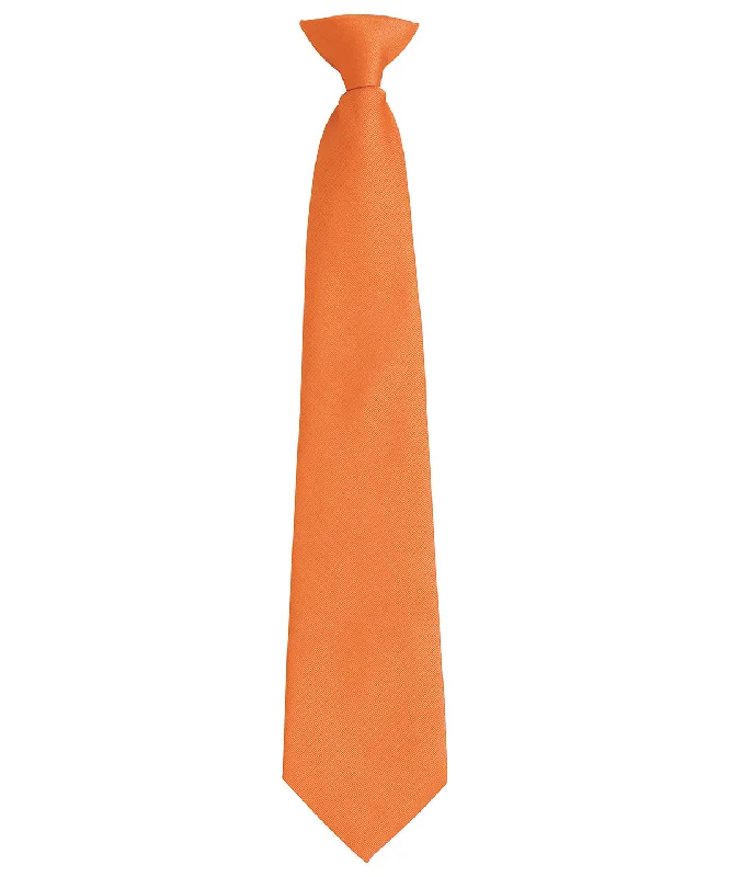 Fleece JacketsOrange - 'Colours Originals' fashion clip tie