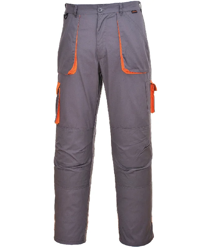 Hiking JacketsGrey/Orange - Portwest Texo contrast trousers (TX11)