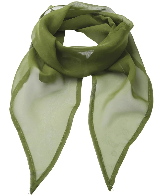 Winter JacketsOasis Green - 'Colours' Chiffon scarf