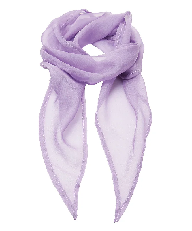 Hiking JacketsLilac - 'Colours' Chiffon scarf