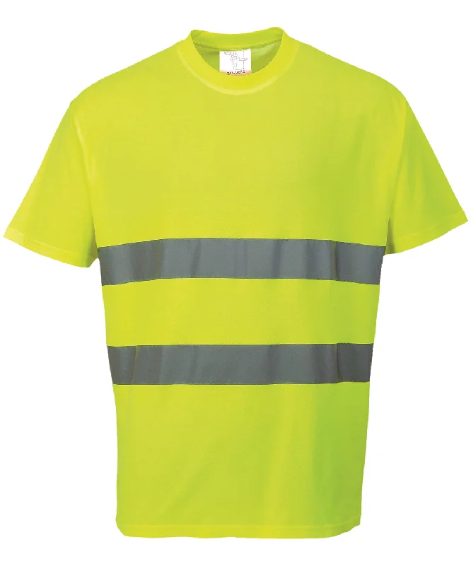 Cycling JacketsYellow - Cotton Comfort t-shirt (S172)