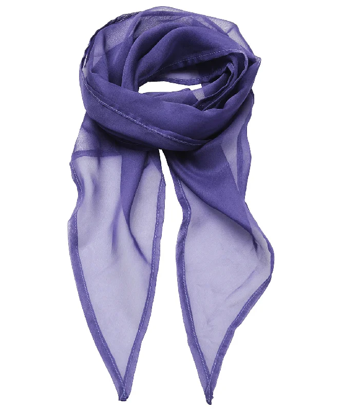 Linen JacketsPurple - 'Colours' Chiffon scarf