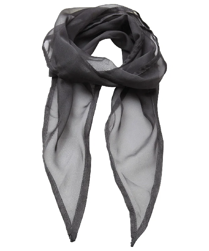 Formal JacketsDark Grey - 'Colours' Chiffon scarf