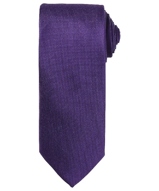 Designer JacketsPurple - Micro waffle tie