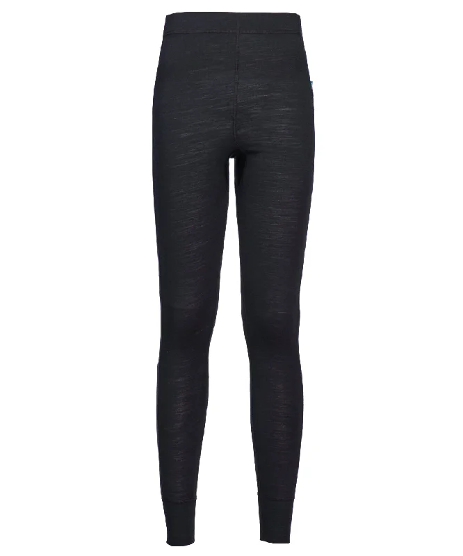 Embellished JacketsBlack - Merino wool thermal trousers