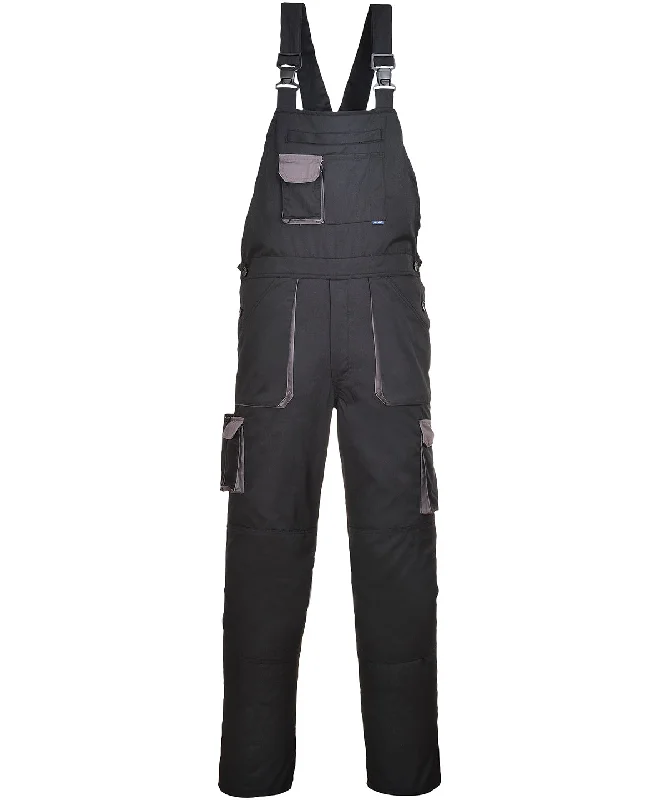 Sports Team JacketsBlack/Grey - Portwest Texo contrast bib and brace (TX12)