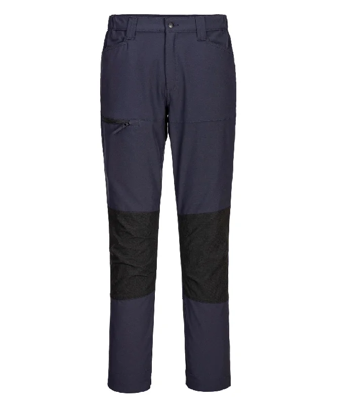 Velvet JacketsDeep Navy/Black - WX2 stretch work trousers (CD886) slim fit