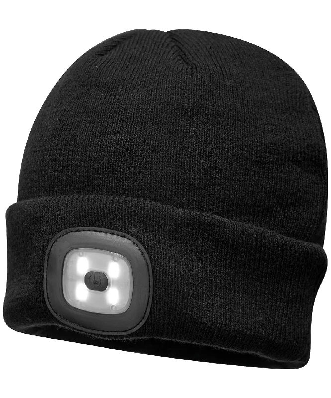 Limited Edition JacketsBlack - Beanie LED headlight USB rechargeable (B029)