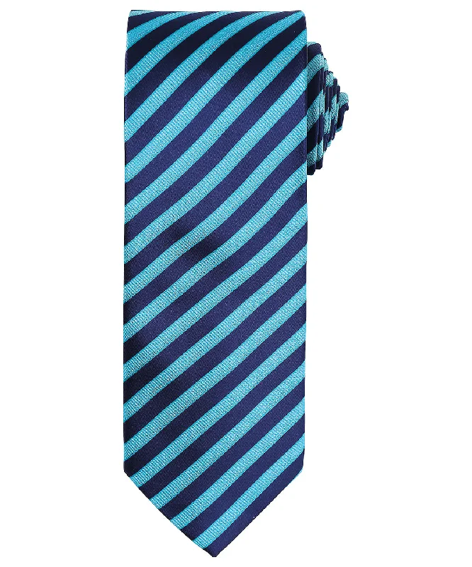 Thermal JacketsTurquoise/Navy - Double stripe tie