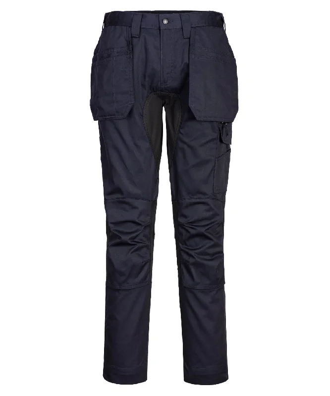 Waterproof JacketsDeep Navy/Black - WX2 stretch holster trousers (CD883) slim fit