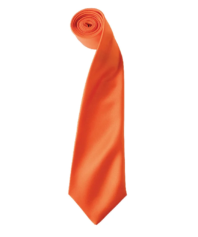 Quilted JacketsOrange - 'Colours' satin tie