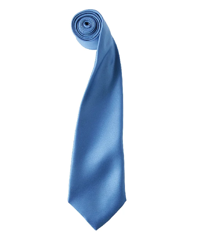 WindbreakersMid blue - 'Colours' satin tie