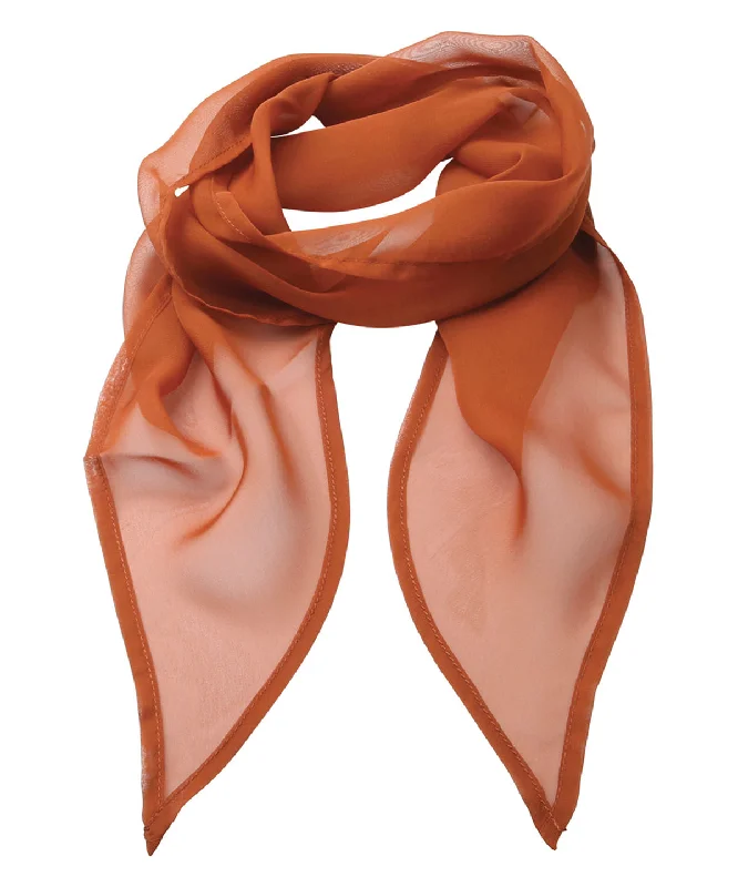 Lounge JacketsChestnut - 'Colours' Chiffon scarf