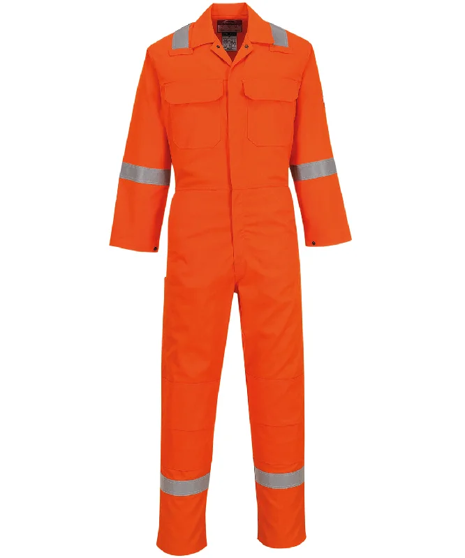 Leather-Paneled JacketsOrange - Bizweld™ Iona coverall (BIZ5)