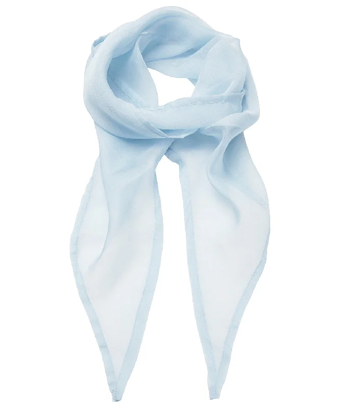 Cycling JacketsLight Blue - 'Colours' Chiffon scarf