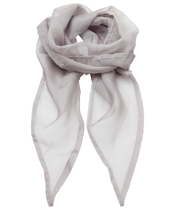 Down JacketsSilver - 'Colours' Chiffon scarf