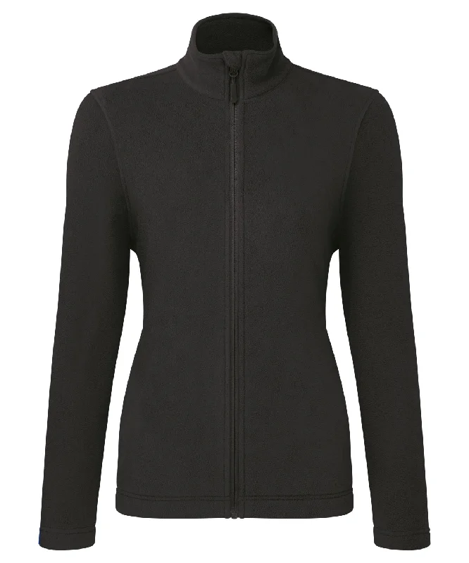 Branded JacketsBlack - Women’s ‘Recyclight’ full-zip microfleece