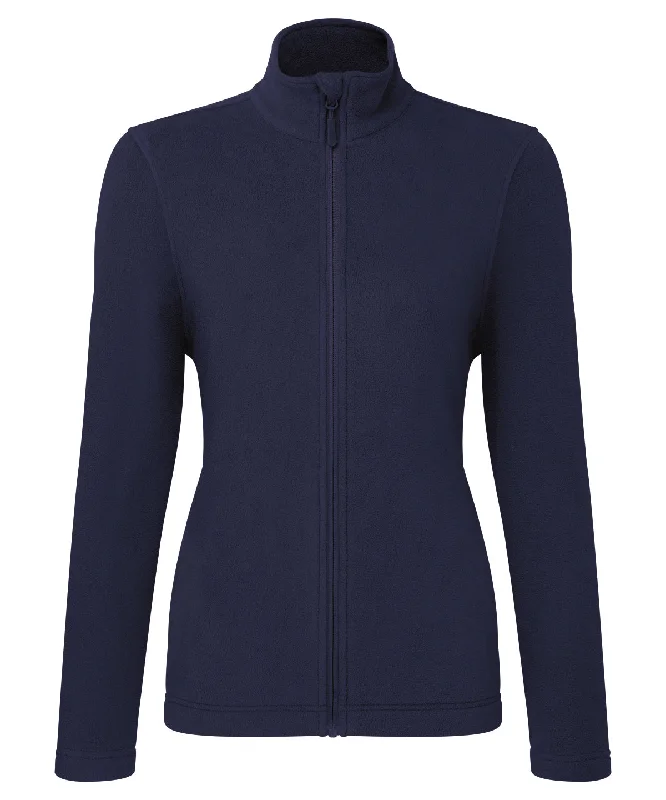 Cultural JacketsNavy - Women’s ‘Recyclight’ full-zip microfleece