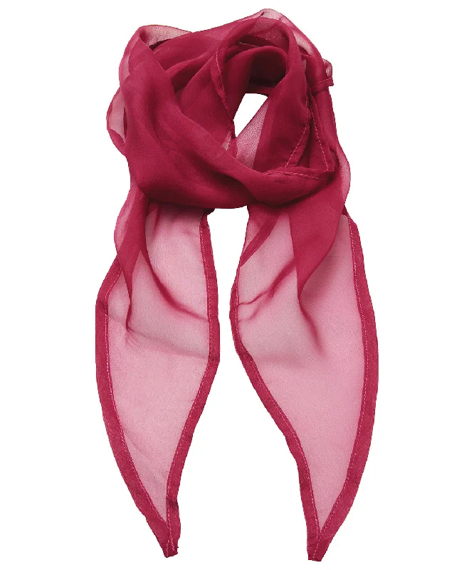 Work JacketsHot Pink - 'Colours' Chiffon scarf