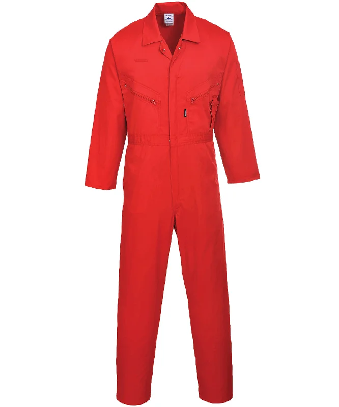 Fishing JacketsRed - Liverpool zip coverall (C813)