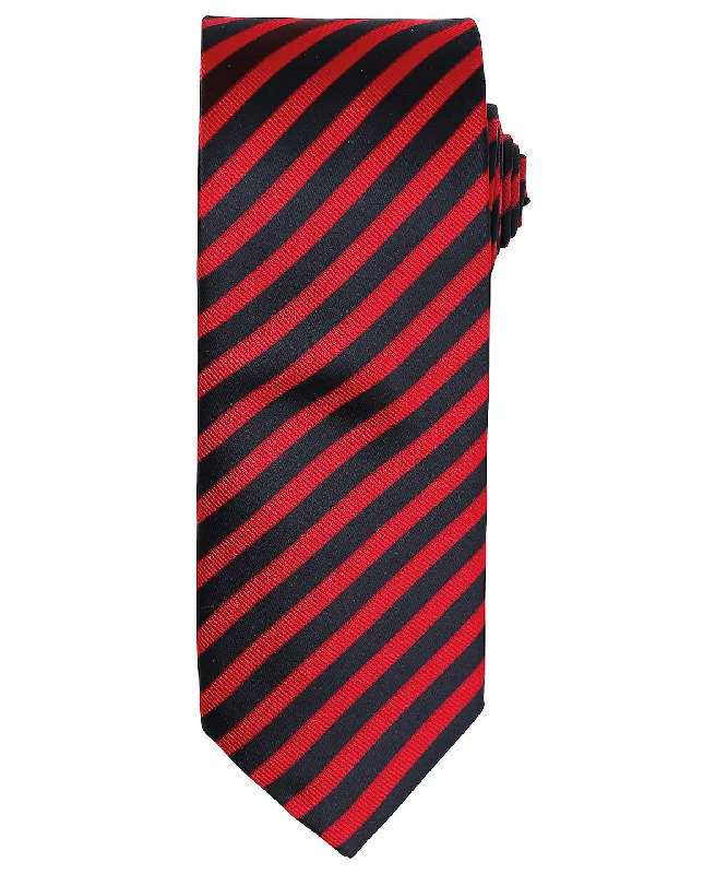 Ski JacketsRed/Black - Double stripe tie