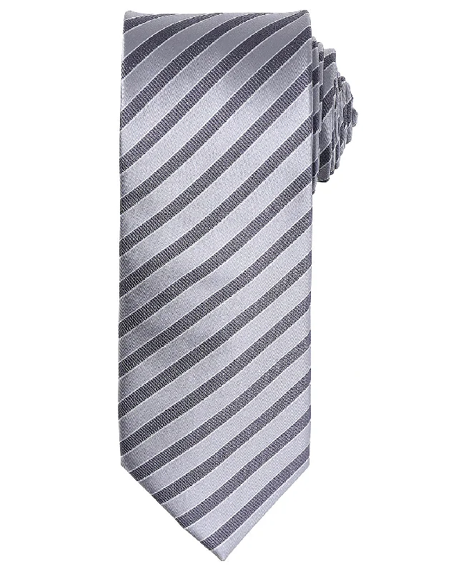 Windproof JacketsSilver/Dark Grey - Double stripe tie