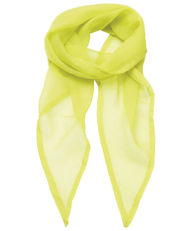 Camping JacketsLime - 'Colours' Chiffon scarf