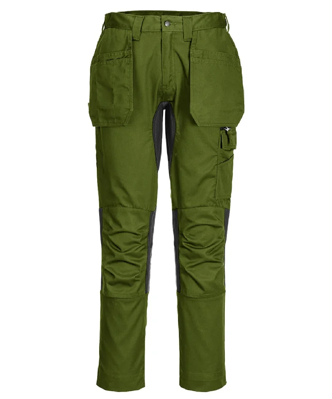 Sherpa JacketsOlive Green - WX2 stretch holster trousers (CD883) slim fit