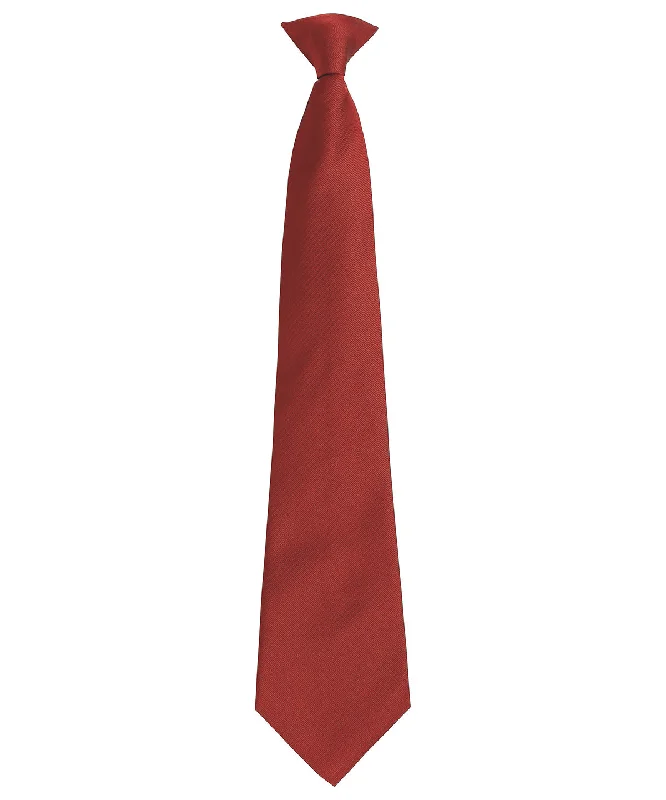 Polyester JacketsBurgundy - 'Colours Originals' fashion clip tie