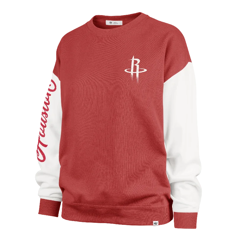 CrewneckclassicWomen's Houston Rockets '47 Rise Andie Crew Sweatshirt