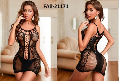 Maxi DressLingerie Sexy Fishnet Dress (FAB-21171)