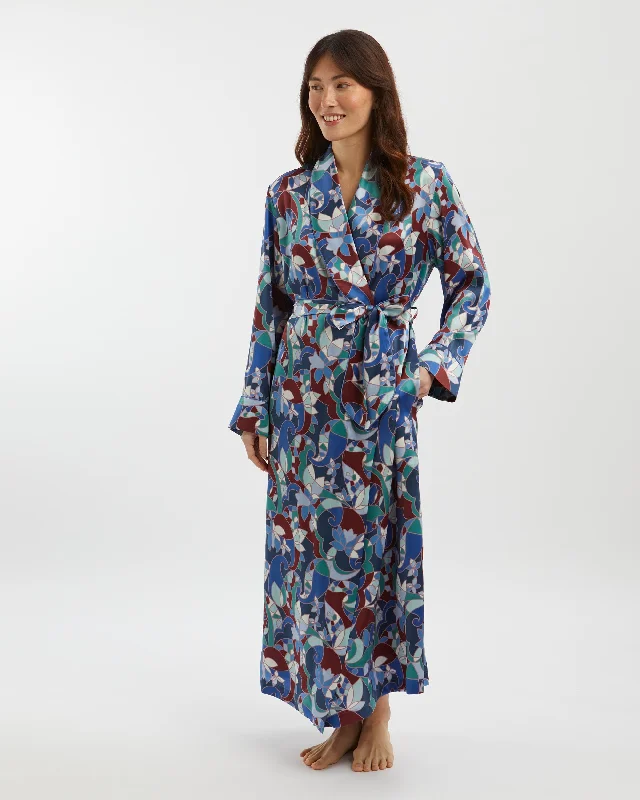 School DressWomen's Silk Dressing Gown - Chow's Paisley