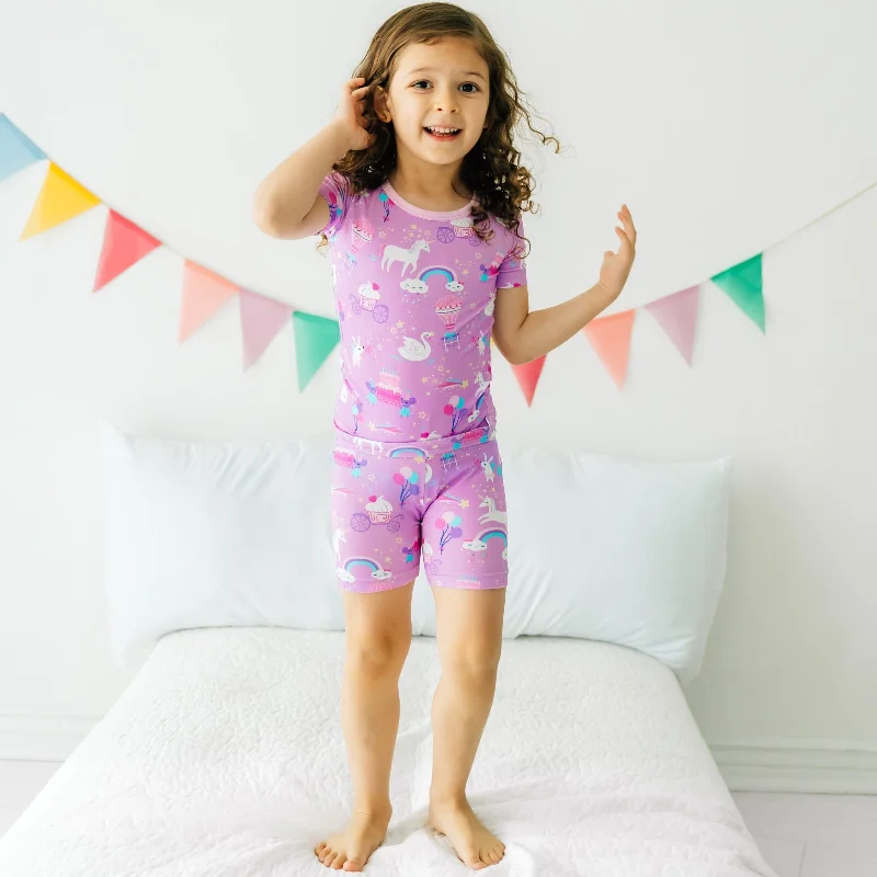 Magical Birthday Two-Piece Short Sleeve & Shorts Pajama Set