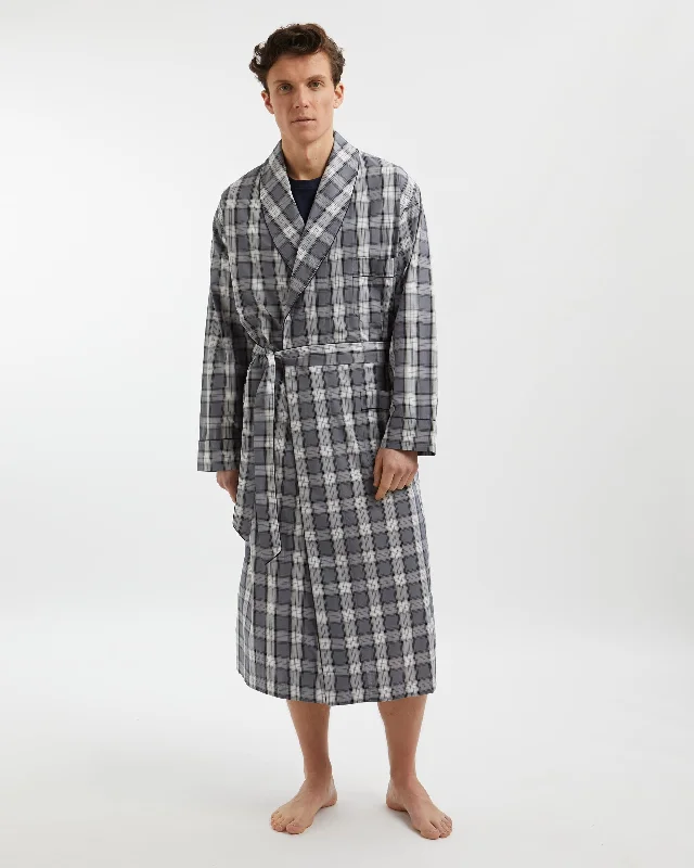 Uniform DressMen's Classic Cotton Dressing Gown - Alston Check