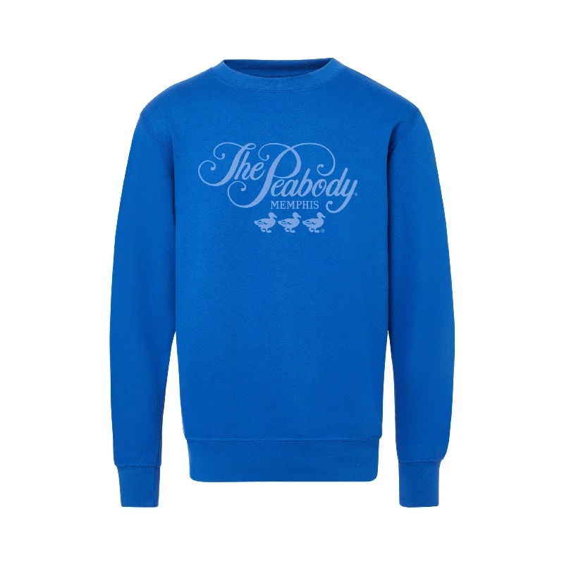 CrewneckminimalPeabody Fundamental Fleece Crew - Royal