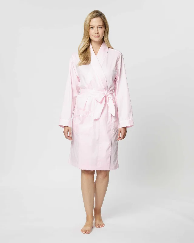 Maxi DressWomen's Jacquard Short Dressing Gown - Pink