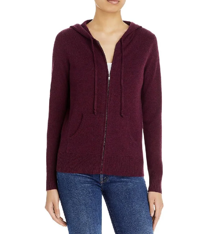 Cashmere Ribbed Trim HoodieRainproof Hoodies