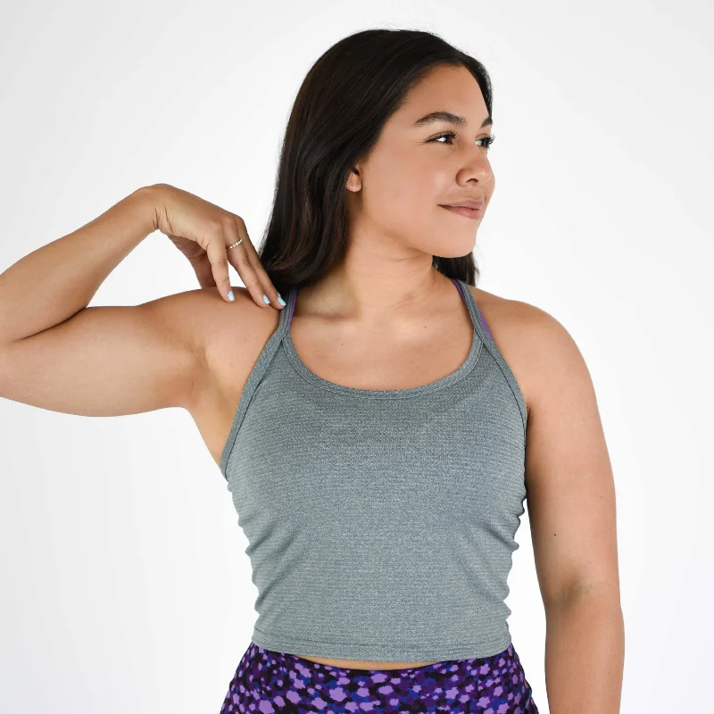 Switch Up Crop Tank - FittedCroptoptech