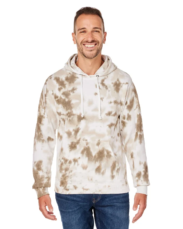 Polka Dot ShirtsJ America 8861JA Adult Tie-Dye Pullover Hooded Sweatshirt