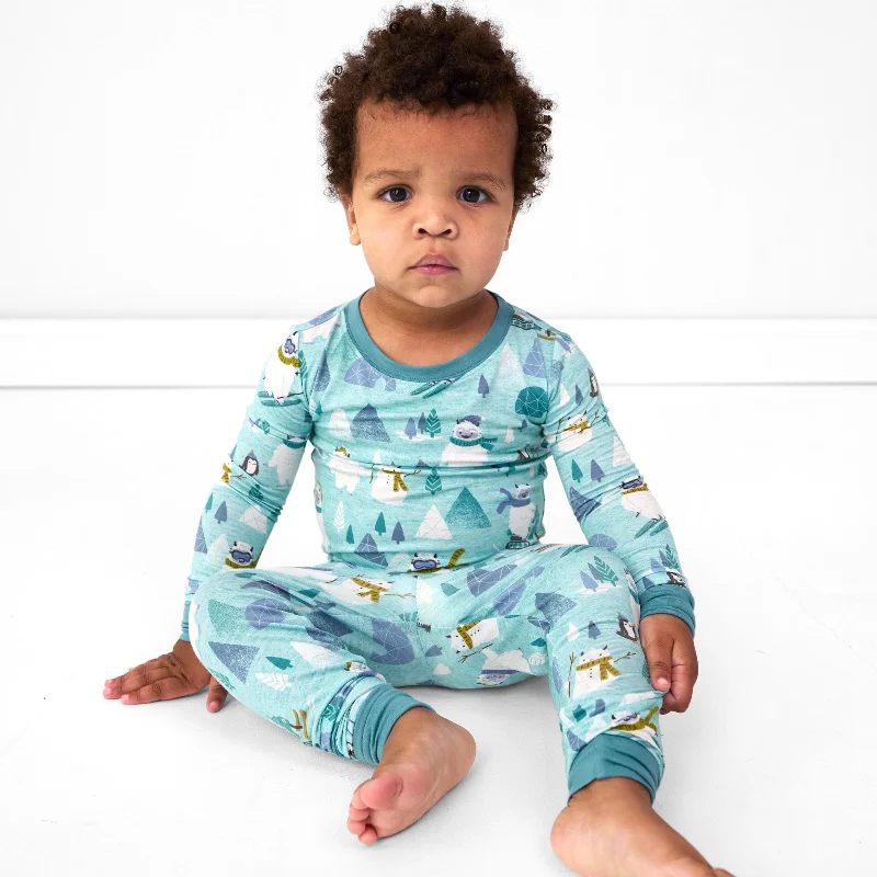 Yeti Snow Day Two-Piece Pajama Set