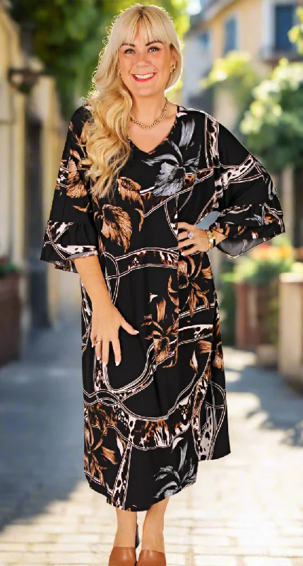 Kaftan DressPrint Kaftan Dress Rossi Scarf Print