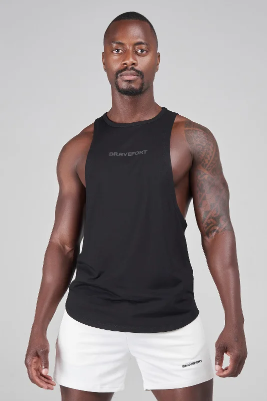 Thermal jacket0126. Modal Core Cut-Off Tank / Black