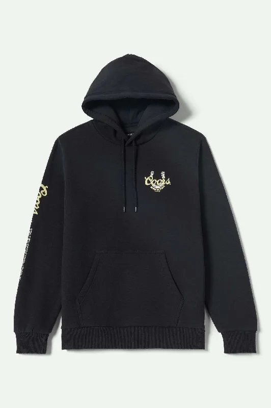 Coors Luck Hoodie - BlackBeaded Sweatshirts