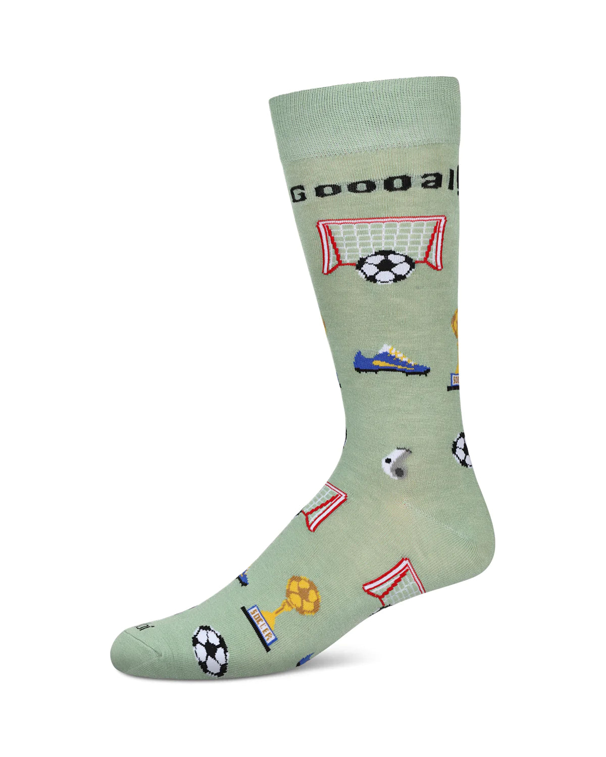 CrewneckuniqueWomen's Sock-Soccer-Moss-Bamboo Crew Sock-Mcv08521