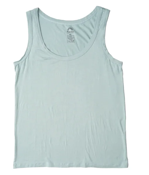 Athletic hoodieBlue Surf Viscose Bamboo Womens Tank Top