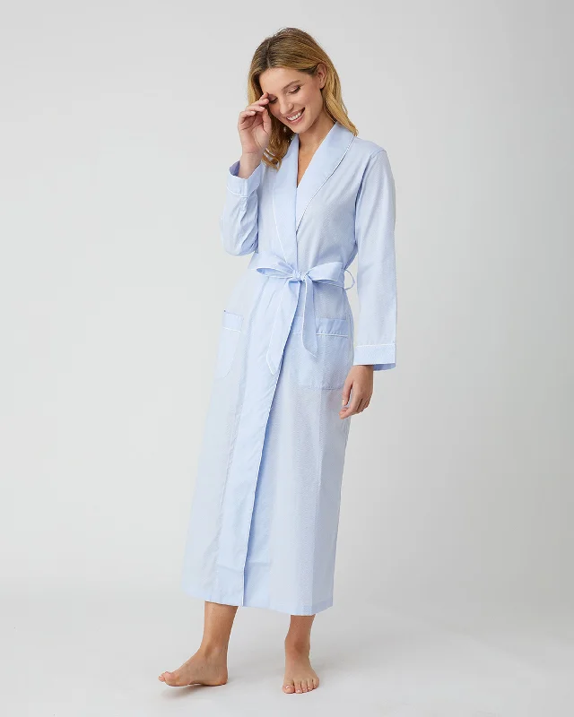 Rain DressWomen's Jacquard Dressing Gown - Blue