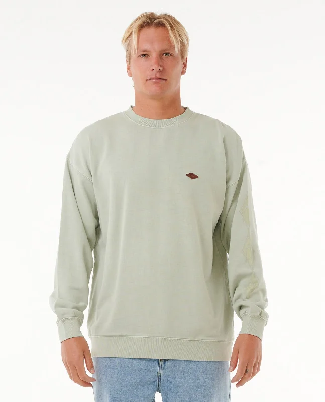 CrewneckarRip Curl Original Surfers Crew Sweatshirt-Mint Haze