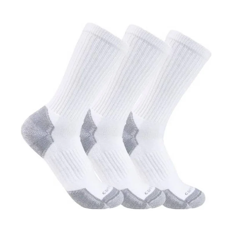 CrewneckartisanCarhartt Men's Crew Sock 3-Pack - White