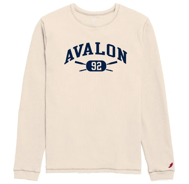 CrewneckcyberMen's Avalon Long Sleeve Waffle Crew - Dew