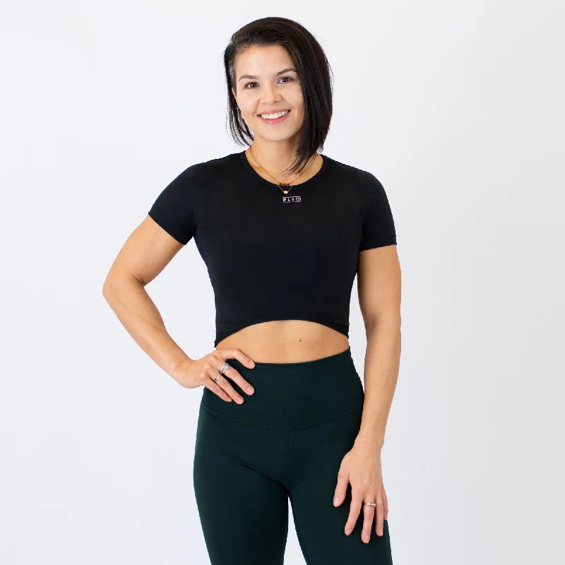 Curve Crop Short Sleeve - FittedCroptopfabric